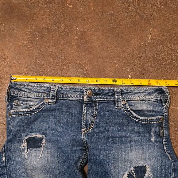 Silver Jeans Co. Women’s Pioneer Low Rise Jeans Size 34/31 - Picture 12 of 12